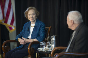 Former President Jimmy Carter and former First Lady Rosalynn Carter