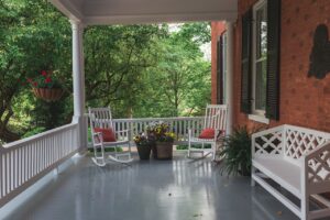A porch talk brings relief