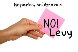 "No parks, no libraries, no levy" Voters exercised their powers.